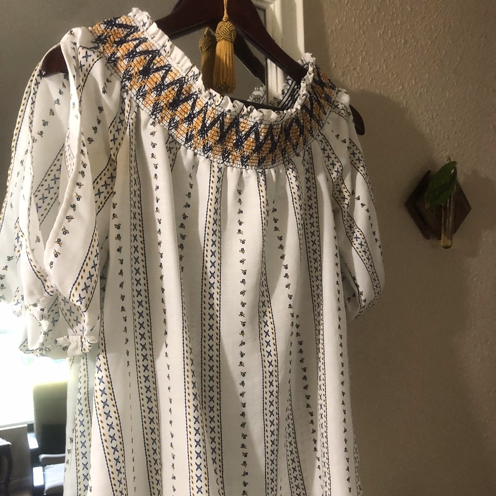 off the shoulder 3/4 blouse